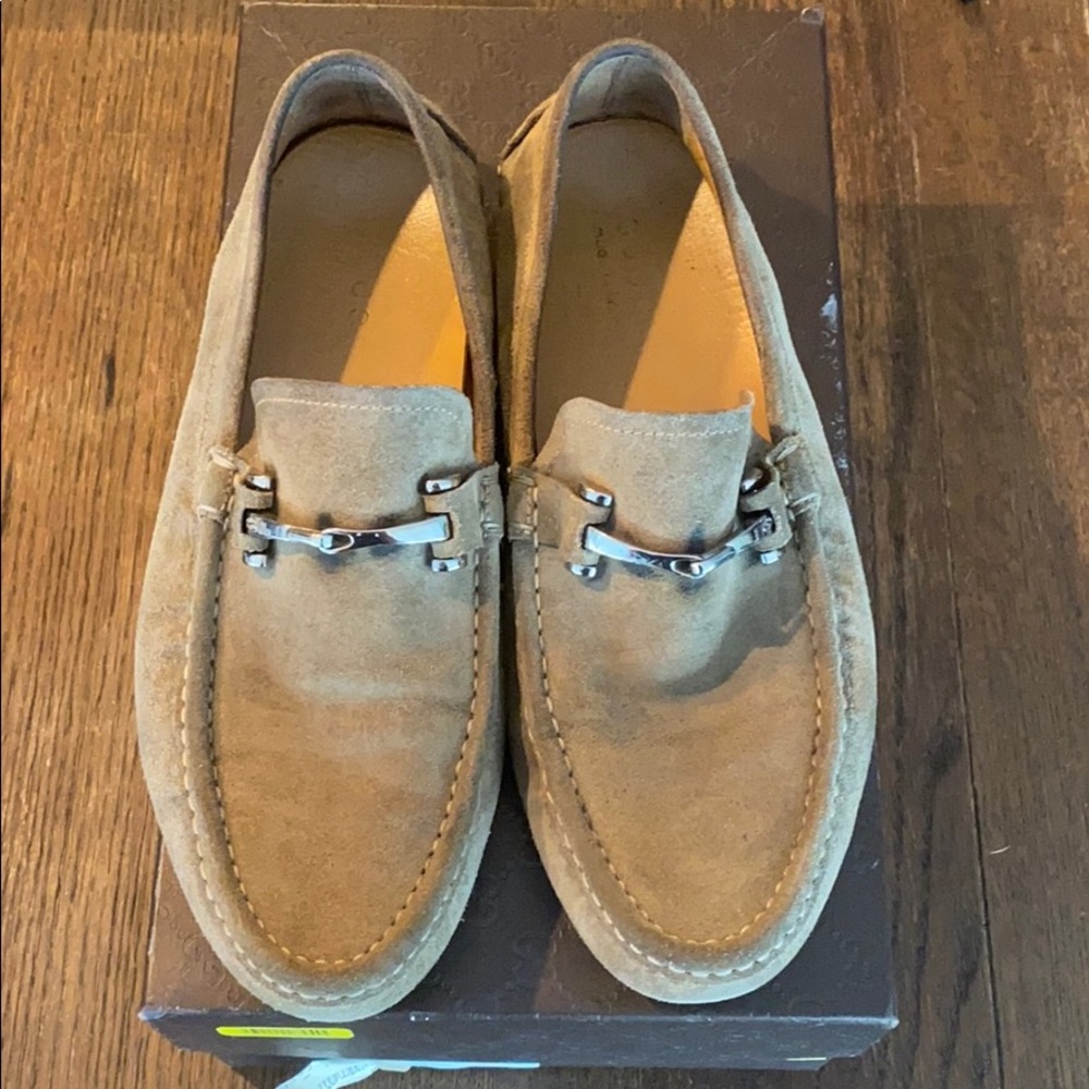 Gucci Baffin Suede Driver Moc